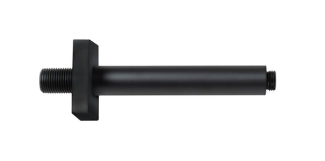 REGENWERK Regenwerk Passion Deckenarm 165 mm, eckig, Messingrosette, schwarz  – BPPAARRDAES