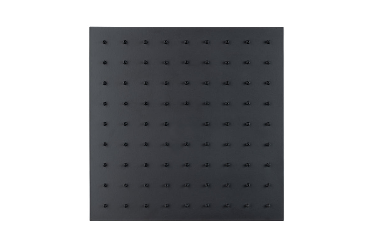 REGENWERK Regenwerk Passion Kopfbrause schwarz, eckig, 250 x 250 mm  – BPPAARRKB1ES