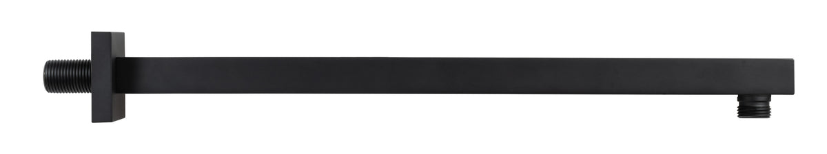 REGENWERK Regenwerk Passion Wandarm 400 mm schw., eckig, Messingros.,Quick-Steckm.  – BPPAARRWA400ES