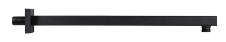 REGENWERK Regenwerk Passion Wandarm 400 mm schw., eckig, Messingros.,Quick-Steckm.  – BPPAARRWA400ES