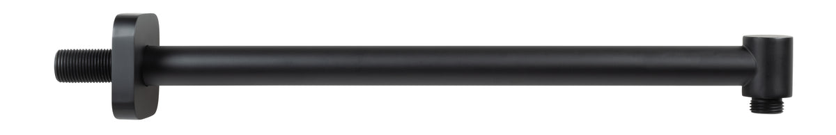 REGENWERK Regenwerk Passion Wandarm 400 mm,Softedge, Messingrosette, schwarz  – BPPAARRWA400SES