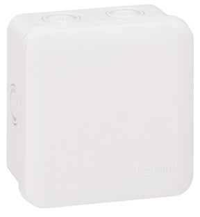 LEGRAND Abzweigdose Plexo, 80 x 80 x 45 mm (H x B x T), IP 55 , mit Vorprägung  – 092014