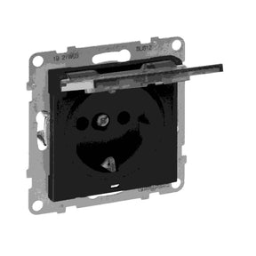 LEGRAND SEANO Schuko-Steckdose, SL, erhöhter Ber ührungsschutz, Klappdeckel IP21, SW  – 765323