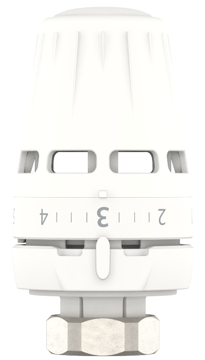 Alva Thermostatkopf RAL 9016, 8 - 28C - ALTHKHEN