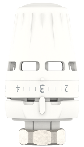 Alva Thermostatkopf RAL 9016, 8 - 28C - ALTHKHEN