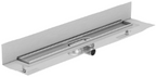 Alva Aura Duschrinne Edelst.m.Wand- aufk.h.,L:685x68mm,m.Abdichtfl.,oh.Rost - AQBFAUDR68FW
