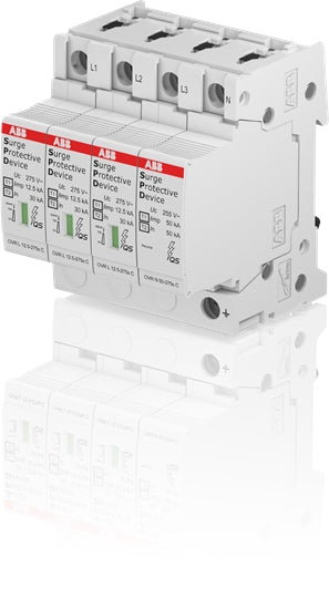 ABB AC Überspannungsableiter 3-polig+N/PE Typ I/II   – 2CTB815710R1900