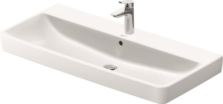 Alva Juna Waschtisch 100x46cm mit Hahnloch, Weiß - AQKEJUWT100