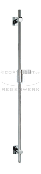 REGENWERK Regenwerk Passion Brausestange eckig mit TASTGLEITER, schwarz  – BPPAARRBSE3S