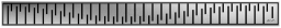 Alva Aura Rost zu Duschrinne 785mm Design Skyline - AQBFAUDRR78.6