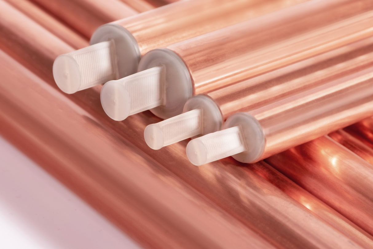 WIELAND MOELLERSDORF cuprolife®Kupferrohr weich 15x1 mm aus 100% recyceltem Kupfer  – 435115100