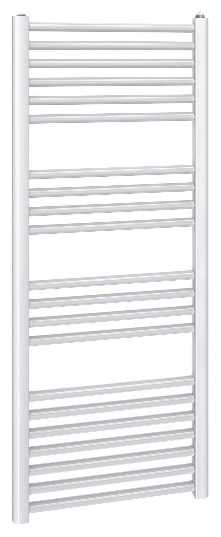 Alva Una 1.0 Badheizkörper gerade 122,2x50cm, Weiß - AQBHK122.50.1