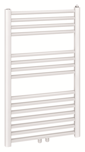 Alva Una 1.0 Badheizkörper gerade Mittenanschluss, 86,2x50cm, Weiß - AQBHK86.50M.1