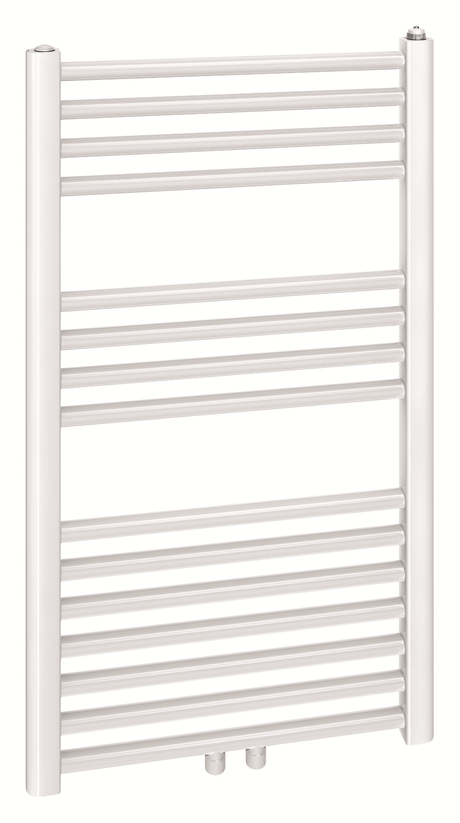 Alva Una 1.0 Badheizkörper gerade Mittenanschluss, 86,2x50cm, Weiß - AQBHK86.50M.1