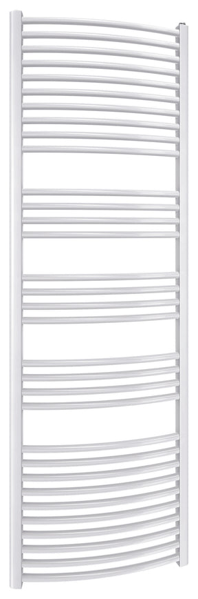 Alva Una 1.0 Badheizkörper gebogen 180,7x60cm, Weiß - AQBHK180G.1