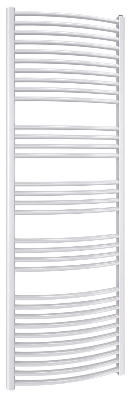 Alva Una 1.0 Badheizkörper gebogen 180,7x60cm, Weiß - AQBHK180G.1