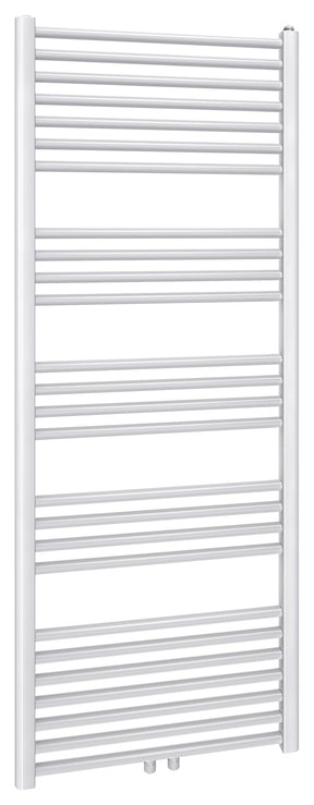 Alva Una 1.0 Badheizkörper gerade Mittenanschluss, 153,7x50cm, Weiß - AQBHK153.50M.1