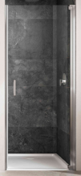 ALVA Ora Pendeltür für Nische 1-tlg. 76,8-82,3/200cm, Chrom gl., ESG