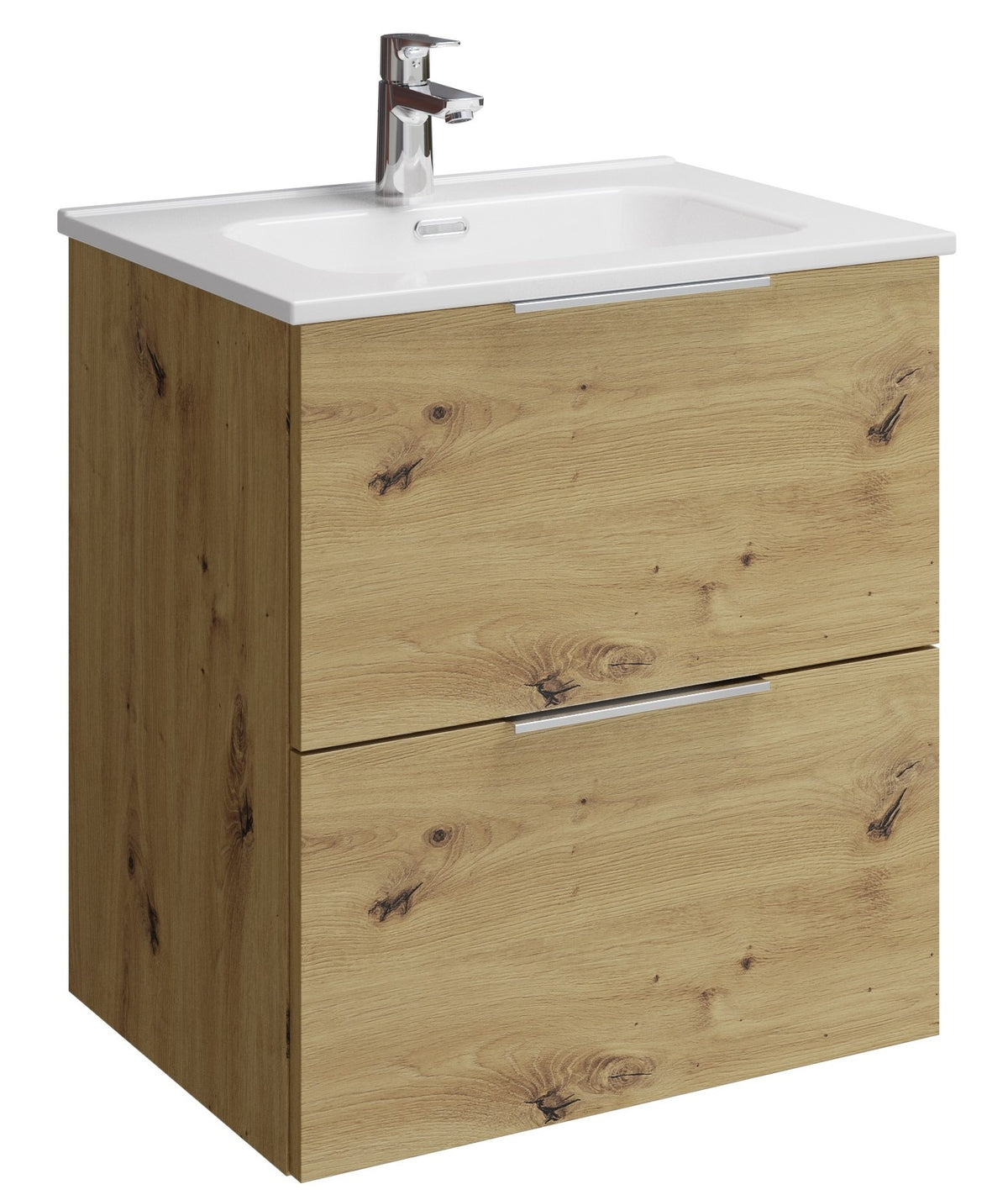 ALVA Era Unterschrank für WT 1-2 Auszüge, 58x64x45cm, Weiß Matt