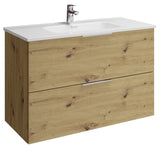 Alva Era Unterschrank für WT 3 2 Auszüge, 98x64x45cm, Weiß Matt - AQBMERUS3WM