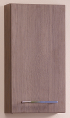 ALVA Una Hängeschrank mit 1 Tür 35x66,5x15,7cm, Weiß