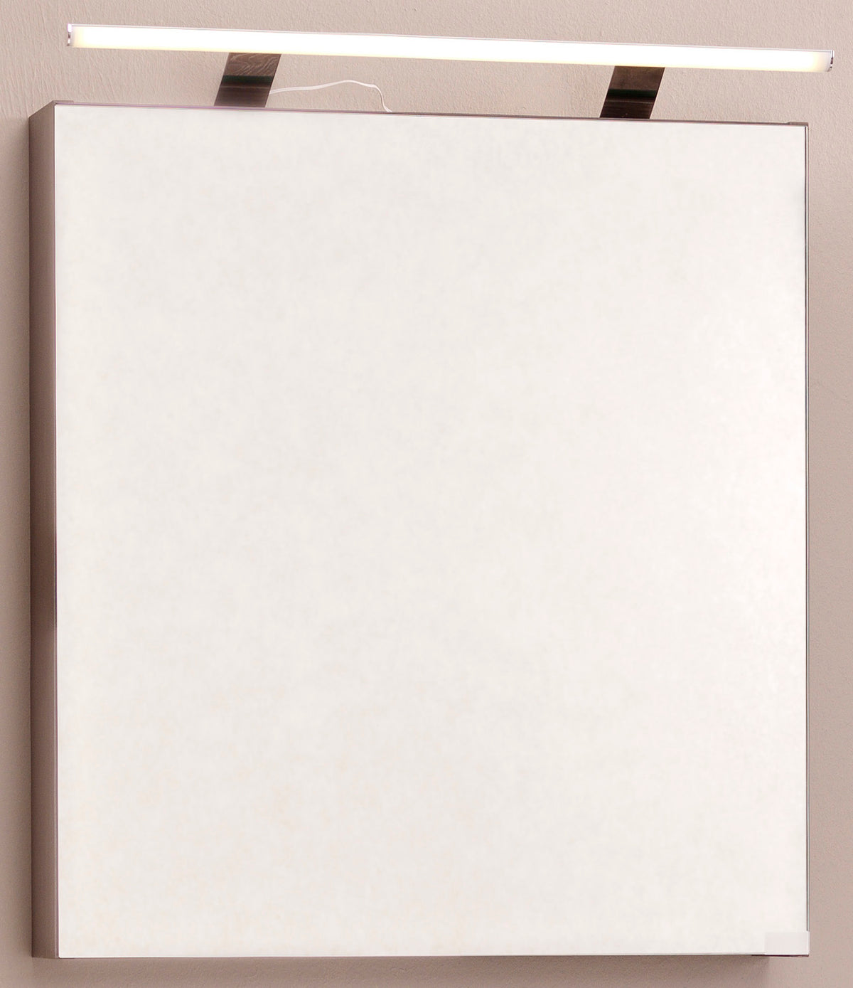 Alva Una Spiegelschrank links 60x70x14,7cm, LED-Aufsatzleu., Weiß - AQSPS1W