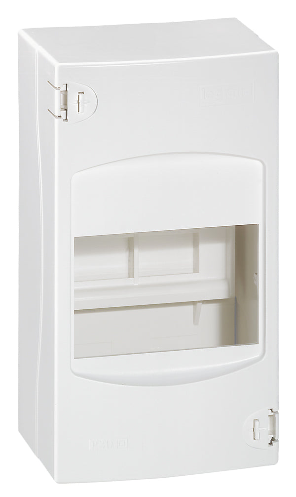 LEGRAND Aufputz-Kleinverteiler, Signalweiß, 4TE, IP30, 160x90x74mm (HxBxT)  – 001304