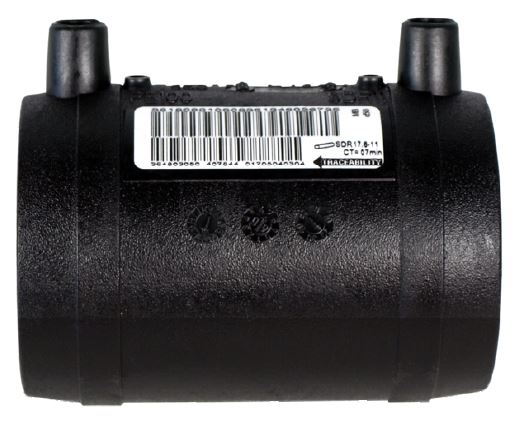 ALIAXIS Frialen E-Schweissmuffe MB m.Anschlag OEVGW-gepr.f.Wasser PN16 da 125x125   – 612689