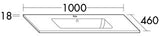 Alva Era Keramik-WT 100x46cm für US 3, Weiß - AQBMERWT3