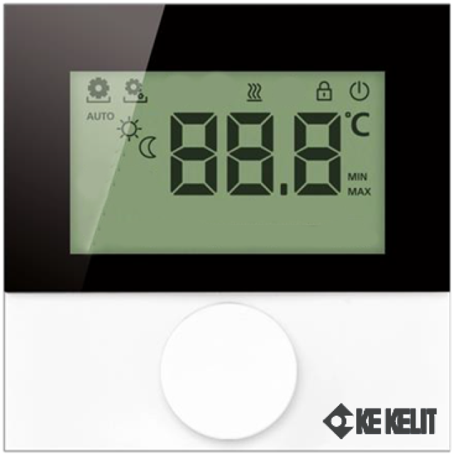 KE KELIT KM690D Raumtherm. Digit. Stand. 86x86mm  – 5881120