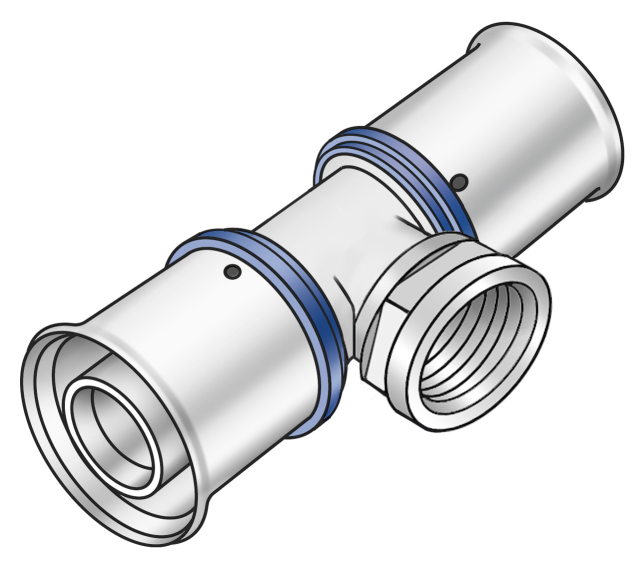 KE KELIT KMU447 ULTRAX T-Stück m.Abg.IG 25x1/2"  – 71240E02