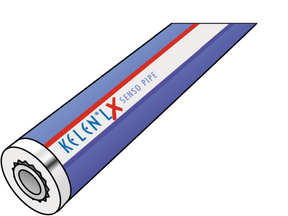 KE Kelit KE08-LX9 Kelen PP-RCT LX-R. PN16 20x2,8 Länge 4m Isolierst. 9mm   – 1620091
