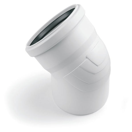 REHAU RAUPIANO PLUS Bogen DN 110, 67 Grad, wandverstärkt  – 11234541001