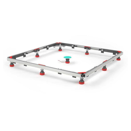 REHAU MEPA Montagerahmen Rechteck, superflach Universal für Duschwannen 120/120  – 18961501182