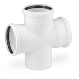 REHAU RAUPIANO PLUS Doppelabzweig DN 110/110/110, 87 Grad  – 11215541001