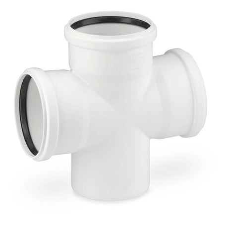 REHAU RAUPIANO PLUS Doppelabzweig DN 110/110/110, 87 Grad  – 11215541001