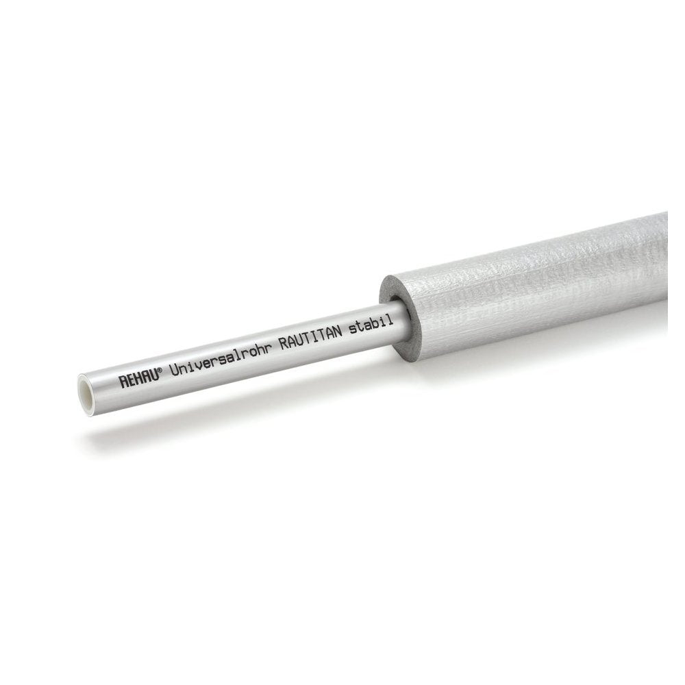 REHAU REHAU Universalrohr RAUTITAN stabil 25 x 3,7 in runder Dämm. 13 mm, 25 m  – 11315051025