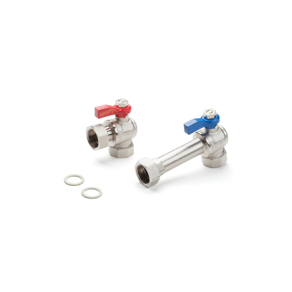 REHAU REHAU Eckkugelhahn-Set G1 für HKV/HKV-D/HLV Edelstahl  – 13152241001