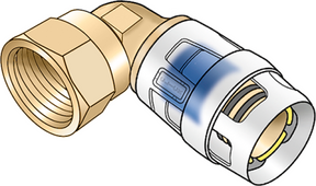 KE KELIT KMP467X PROTEC CLIX Übgangsw.90 Grad m.IG 25x3/4"  – 730216E04