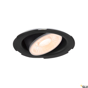 SLV UNIVERSAL DOWNLIGHT MOVE PHASE Einbauleu chte,IP20,schwenkbar,5/8W,2700/3000/4000  – 1007090