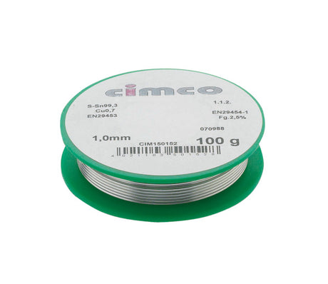 CIMCO Elektroniklot bleifrei, 1,0 mm Ø, 250 g  – 150154