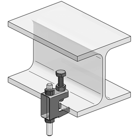 MEFA Trägerklammer Stahl PKB M10 Klemmbereich 0 - 22 mm M10  – 0576806