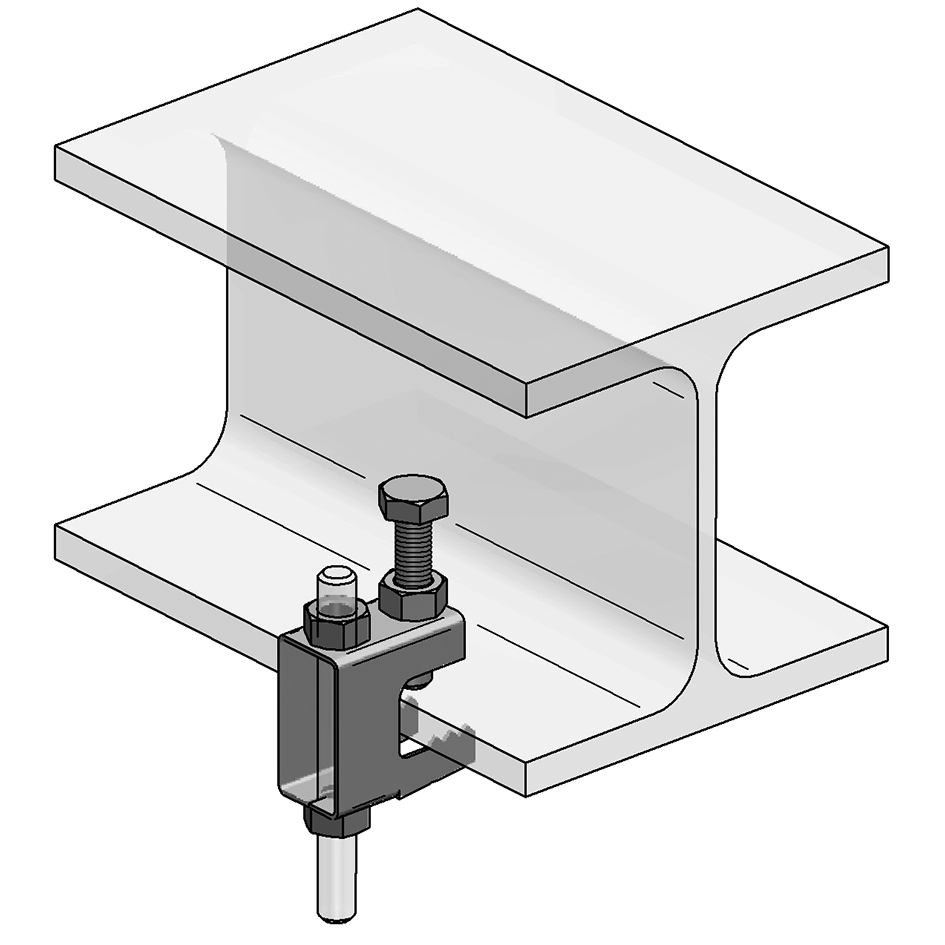 MEFA Trägerklammer Stahl PKB M8 Klemmbereich 2 - 20 mm M8  – 0576802