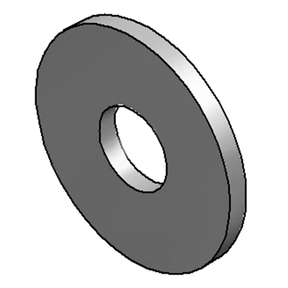 MEFA Unterlegscheibe verstärkt 10.5 x 35 x 3 mm gvz  – 4351053