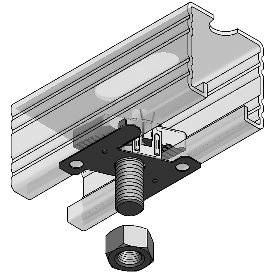 MEFA Stex Montagebolzen MTB 45, M12 x 40 mm  – 1280001