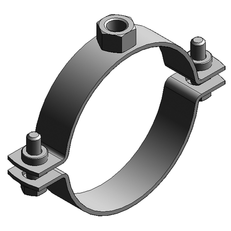 MEFA Rohrschelle Maxima PSM 35x4, 195 - 200mm M16 o. Dämm.  – 0081746