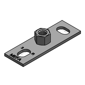 MEFA Grundplatte Typ I, Anschluss M16 Platte 108x35x4 mm  – 059008802
