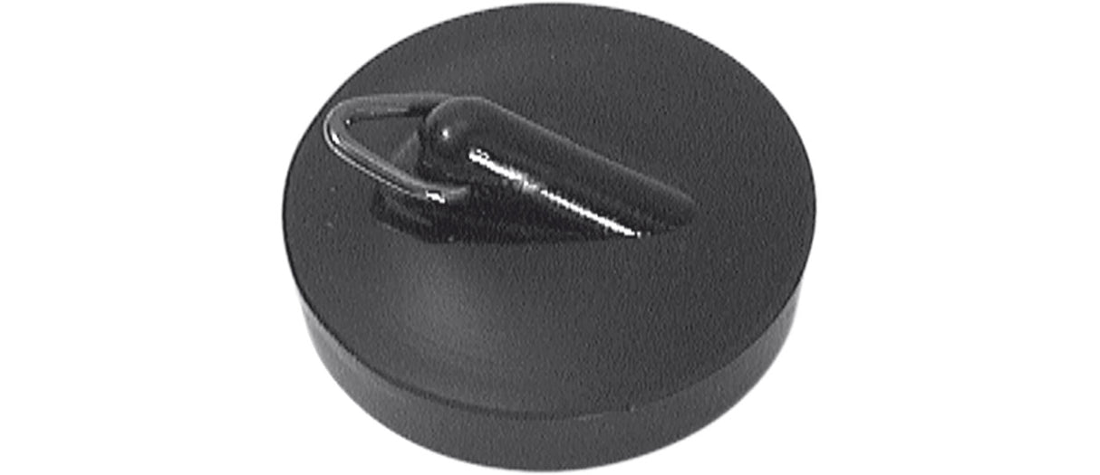 SCHMIDT STEDO VENTIL-STOPFEN PVC SCHWARZ 48,5 MM MIT DREIKANTBÜGEL   – 800136