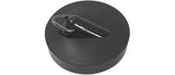 SCHMIDT STEDO VENTIL-STOPFEN PVC SCHWARZ 48,5 MM MIT DREIKANTBÜGEL   – 800136