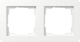 GIRA Abdeckrahmen 2f Gira E1 Reinweiss  – 0212150